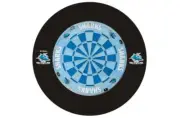 Cronulla Sharks NRL Dart Board and Dartboard Surround Set Darts Man Cave Gift
