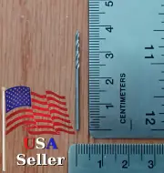 1.5mm Drill Bit, Tungsten Carbide HRC 50, CNC