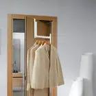 Over the Door Drying Rack with 6 Slots Folding Over Door Clothing Rack NutZs