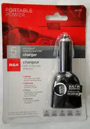 RCA Auto Power Outlet Dual USB Charger 2.1 Amp