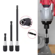 3Pcs Extension Screwdriver Quick Release Drill Bit Holder Magnetic 1/4 Hex Shank