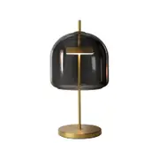 Mirabella Peta Smoke Glass LED Table Lamp