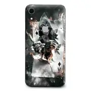 Skins Decal Wrap for Apple iPhone XR - Ace Diamonds Grim Reeper Skull