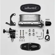 Wilwood 261-13269 H/V Tandem Master Cylinder Kit, Brkt/Valve, 1 Inch