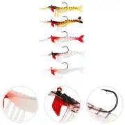 5 Pcs Sea Fishing Spinners Bionic Shrimp Powerful Bait