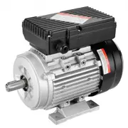 VEVOR 0.55KW Electric Motor 1400 rpm, AC 220~240V 4.5A, 80, B3 Frame, Air Compressor Motor Single Phase, 19mm Keyed Shaft, CW/CCW Rotation for Agricul