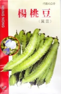 在飛比找Yahoo!奇摩拍賣優惠-楊桃豆 翼豆【蔬果種子】 興農牌 中包裝種子 每包約5公克