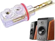 Speaker Banana Plugs | Banana Connector Wire Connector | Transparent Banana Plug Connectors, Speaker Wire Plugs, Banana Jack for Speaker Wire