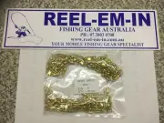 200 x Size 10 Brass Barrel Snap Swivels Made In Korea
