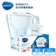 公司貨★【德國BRITA】Aluna愛奴娜濾水壺XL＋Maxtra Plus全效型濾芯3入（共4芯）