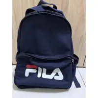 在飛比找蝦皮購物優惠-Fila 藍色後背包！