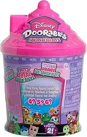 Disney Doorables Squish’Alots Series 2 Collectible Figures, 1-inch Figurines, 4-6 Figures Inside, Kids Toys for Ages 5 Up by Just Play