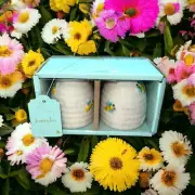 New Home Essentials Salt & Pepper Shaker Set, Honeybee Bees on Beehive White