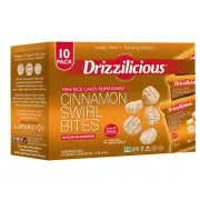 Mini Rice Cakes Cinnamon Swirl - Rice Crisps, Healthy Snack for Adults and Kids,