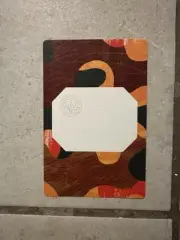 MISPRINT STARBUCKS RESERVE WHISKEY BARREL-AGED Taster Card Only 2018