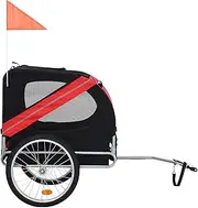 Dog Bike Trailer,Folding Frame,Handy Outdoor Bicycle Cargo Trailer,Ventilated Spacious,for Medium Small Pets