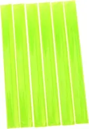 BIUDECO 6Pcs Reflective Armbands Wearable Snap Bands for Enhanced Safety Fluorescent Reflective Wrist and Ankle Bands for Cycling Running and Outdoor Activities
