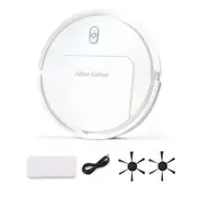Robot Sweeper and Mop 3 in 1 Smart Robot Cleaner for Hard Floor-White