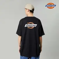 在飛比找momo購物網優惠-【Dickies】男女款黑色純棉品牌經典Logo印花舒適柔軟