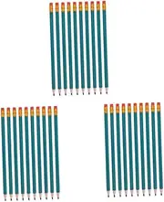Tofficu Sets Round Pencils Wood Pencils Erasers Artist for School Drawing Sketching Office Wedding Supplies Pcs