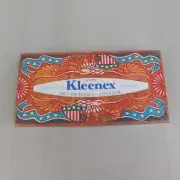 Vintage NOS 1976 Kleenex Facial Tissues 1976 Bicentennial Dispenser Box #8307