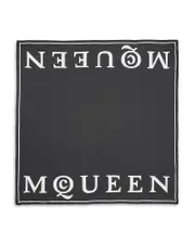 McQueen Branding Silk Scarf