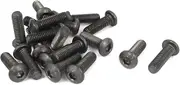 uxcell M8 x 25mm Alloy Steel Hex Bolt Socket Head Cap Screws Black 20 Pcs