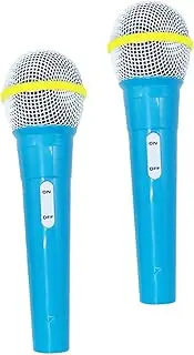 COHEALI 2Pcs Simulation Microphone Microphone Props for Stage Performances Birthday Parties and Role Play Safe and Durable Design for Boys