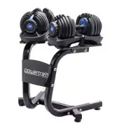 NNEDSZ 48KG Adjustable Dumbbell Set With Stand Blue