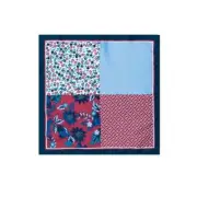 Tarocash Quad Caley Pocket Square 4 Designs in 1, 201AC25.BUR BNWT RRP $19.99