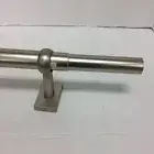 Pottery Barn Curtain Rod with Wall Brackets Standard Pewter 28-48-.75