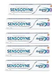 Sensodyne Toothpaste Rapid Relief Great Sensitivity manager (5x80g) Free Shipp
