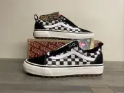 Vans Old Skool MTE-1 Black White Checkerboard Shoes Men's Size 8.5/Women's 10