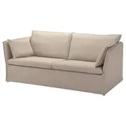 BACKSÄLEN 3-seat sofa, Katorp natural