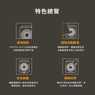 下單賺10%蝦幣 美國VORNADO 個人用 Velocity 1 渦流循環電暖器 暖氣 電暖器 全機防燙材質 暖氣