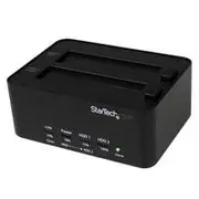 StarTech USB 3.0 SATA Hard Drive Duplicator & Eraser Dock - Standalone 2.5/3.5in HDD & SSD Eraser and Cloner SATDOCK2REU3