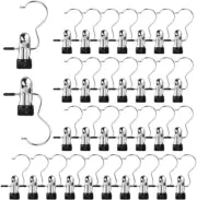 30Pcs Boot Hangers for Closet, Hanging Clips, Portable Laundry Hooks, Multi-Fun