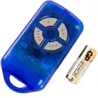 ATA Garage Door Remote Control PTX4 Blue Securacode Keyring - Various Options