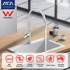 ACA 2 Patterns Pull Out Kitchen Sink Basin Mixer Tap Swivel Spout Faucet Brass