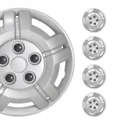 15" Hubcaps Wheel Covers for VW Jetta Silver Gray (for: Volkswagen)