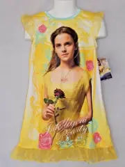 Girls Nightgown Belle Size XS 4/5 Pajamas Beauty and the Beast Disney NEW Outfit