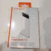 NEW Cygnett ChargeUp Boost 4th Gen 10K mAh Power Bank ( WHITE ) 2 YEAR WARRANTY