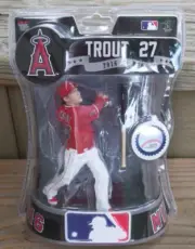 Mike Trout Los Angeles Angels 2016 AL MVP Baseball Figure LE #522/2000 Imports