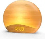 Clock Radio, Sunrise Alarm Clock with Bluetooth Speaker, Gradual Wake up Light,