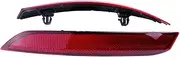 2X Red Lens Rear Bumper Reflector Assembly N/S & O/S For VW For Polo For Hatchback 2014-17 rear lights