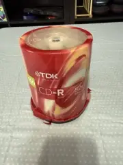 TDK Blank Recordable CD-R 100 Pack 700MB 80Min 52x Speed Open but new 4