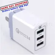 3-Port QC3.0 External Adapter Charger for Verizon Samsung Galaxy Note 8 SM-N950U
