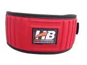 WEIGHT LIFTING POWER LIFTING BODYBUILDING WORKOUT GYM BELT BACK SUPPORT RED