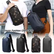 Men Oxford Cloth Crossbody Bag Shoulder Messenger Bags Chest Waterproof Travel