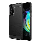 For Motorola Moto Edge 20 Fusion Case, Rugged Shockproof Heavy Duty Snti Slip Protective Case Cover (Black)
